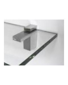 Frost Design Q304608025 Quadra Shelf Clamp 6 Adjustable 24 mm in Zinc Polished Chrome