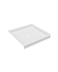 Swan FF04242MD.010 R-4242 Veritek 42" D X 42" W X 5-1/2" H Alcove Shower Pan with Center Drain in White