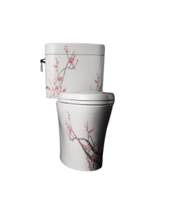 Toto CT794EF#01-PL Waza Miyabi Elongated Toilet Bowl in Cotton (Seat and Tank Sold Separately)
