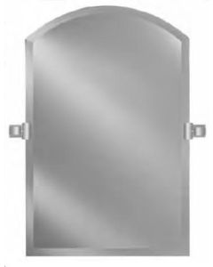 Afina RM-530-OB Radiance Arch Top Frameless 1" Bevel Wall Mirror in Oil Rubbed Bronze