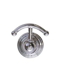 Herbeau 311255 Royale Robe Hook in Polished Brass (Unlacquered)
