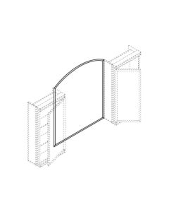 Robern RF2032 ARC C Series RE:Flect Arch Mirror, 20 Inch W x 31-1/2 Inch H