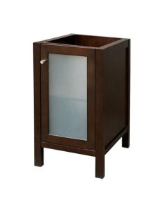 Ronbow 036918-1-H01 Contempo Cami 18 Inch Vanity Cabinet With Frosted Glass Door in Dark Cherry VCM1816-H01