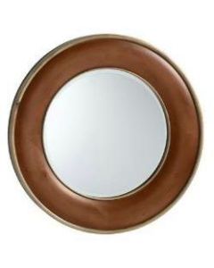 Ronbow 607634-F11 Traditional Style Wood Framed Mirror 33 Inch X 33 Inch In Colonial Cherry