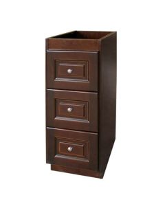 Ronbow 621118-3-W01 V1821-W01 Shaker 18 Inch Drawer Bank in White