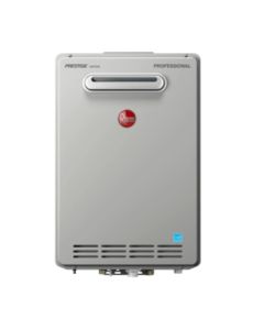 Rheem RTGH-84XLN-2 Prestige 157 Input MBtu Low Nox Outdoor Residential Natural Gas Tankless Water Heater - 12 Year Warranty
