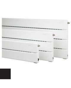 Runtal UF-3-84 Baseboard Radiator, 3 Tiers, 9" x 84" (7 Ft.) in Grey Brown, 5390 BTU Output, AB Connection