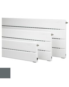 Runtal UF-2-24 Baseboard Radiator, 2 Tiers, 6" x 24" (2 Ft.) in Steel, 1200 BTU Output, AB Connection