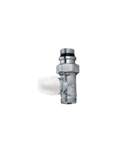 Ecostyle RV-343452 1/2" Straight Shutoff Radiator Valve for Side Connection