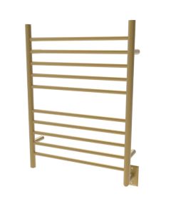 Amba RWH-SSB Radiant 23-5/8" W X 31-7/8" H Hardwired Towel Warmer in Satin Brass