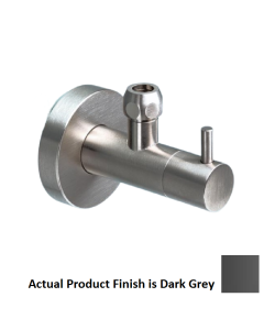 Vola S10-09 3/8" X 1/2" Water Supply Valve For Deck-Mounted Basin Sets and Toilets in Dark Grey