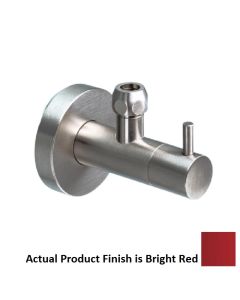 Vola S10-14 1/2" Angle Stop Valve in Bright Red