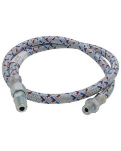 Westwood S221-36 1/4" Dia MNPT x BSPP Flexible Oil Line for Riello (24" Length)