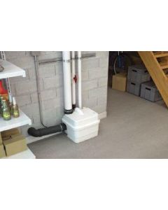 Saniflo 089 Sanicubic 1 Simplex Grinder Pump System In White