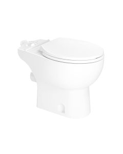 Saniflo 083 Saniflush 1.28 GPF Round Toilet Bowl Only in White (Tank Sold Separately)