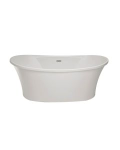 Hydro Systems SBRE6636ATO-WHI Studio Collection Breanne 66" X 36" Acrylic Freestanding Bathtub in White 
