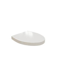 Scarabeo 8213/B 8213BW Zefiro Toilet Seat With Soft Closing In White