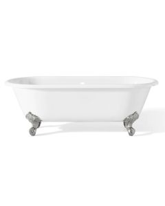 Cheviot 2127-WW-CH REGAL Cast Iron Bathtub with Continuous Rolled Rim
