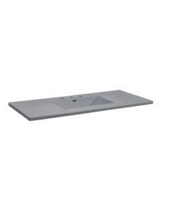Dickson SCT3122W1 Ceramic 31" L X 22" W X 1-1/8" H Vanity Top 1 Hole in White