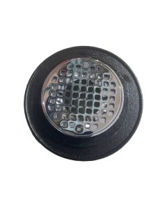 3 Inch No Hub Cast Iron Floor Drain with Round Strainer
