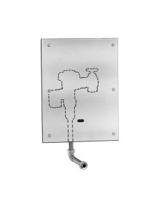 Sloan 03453290 ROYAL 195 ESS-0.125-W/BOX-2-10-3/4-LDIM-HW Concealed Sensor Hardwired Urinal Flushometer in Rough Brass