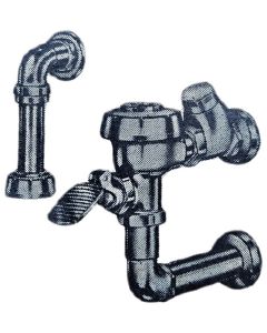 Sloan 3013500 Royal 300-3.5 Manual Specialty Urinal Foot Pedal Flushometer in Polished Chrome