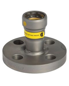 Mueller CP02881G Carbon Steel Press GAS Flange P x Flange, 1/2"