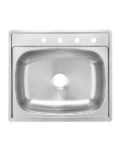 Kindred SS803BX Self Rimming Kitchen Sink Stainless Steel