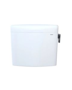 Toto ST436EMNR#01 Aquia® IV 0.9/1.28 GPF Cube Dual Flush Toilet Tank Only with Right Hand Trip Lever in Cotton White