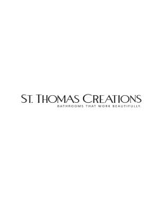 St Thomas 6041.024.01.64 Barcelona Toilet Tank in White/Cassandra, Complete with Fittings and Lid for 12" Rough