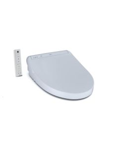 Toto SW3036R#01 Elongated Contemporary Washlet® K300 Electronic Bidet Toilet Seat with Premist and EWATER+ Wand Cleaning in Cotton White