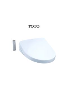 Toto SW3056#01 WASHLET S550e Electronic Bidet Toilet Seat with EWATER+ Bowl and Wand Cleaning and Auto Open and Close Contemporary Lid, Elongated in Cotton White