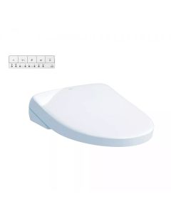 Toto SW4735#01 Round Washlet® S7A Electronic Bidet Seat  with EWATER+ Wand Cleaning in Cotton White