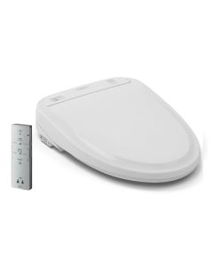 Toto SW573#01 WASHLET S300e Electronic Bidet Toilet Seat with EWATER+ Cleansing, Round in Cotton White