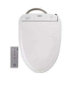 Toto SW574#12 WASHLET® S300e Electronic Bidet Toilet Seat with Ewater+ Sanitization, Elongated in Sedona Beige