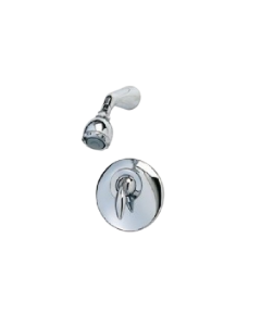 Single Handle Shower Trim Kit in Polished Chrome American Standard T086.501.002  (Rough Sold Separately)