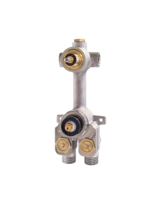 Aquabrass T12123BK Turbo Thermostatic Valve with 2 or 3-Way Diverter
