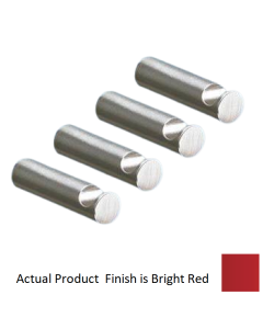 Vola T18-14 Set of Four 2" Towel Hooks in Bright Red