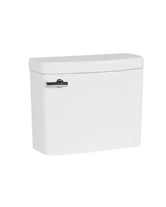 Icera T-3240.01 MALIBU II 1.28 GPF Toilet Tank in Gloss White with Trip Lever in Polished Chrome (Bowl Sold Separately)