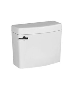 Icera T-3250.01 MALIBU II 1.28 GPF Toilet Tank in Gloss White with Trip Lever in Polished Chrome (Bowl Sold Separately)