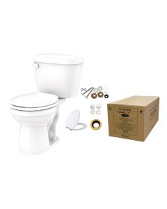 Gerber GTB20952 Maxwell® 1.28 GPF 12" Rough-In Round Front Two Piece Toilet in a Box in White (Includes Tank, Bowl and Seat)
