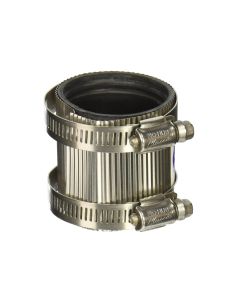 1-1/4" Tubler X 1-1/4" Fernco Flexible Coupling
