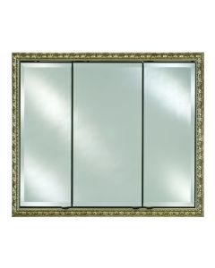 Afina TD4430RVERPW-MS 30" H X 44" W Triple Door Medicine Cabinet with Side Kit