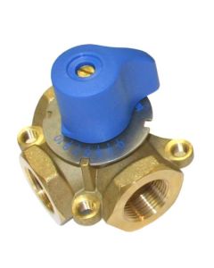 Tekmar 710 3-Way Mixing Valve - 3/4" Brass