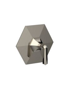 Phylrich TH170/014 Le Verre & La Crosse 8 5/8" Lever Handle Thermostatic Shower Trim in Polished Nickel