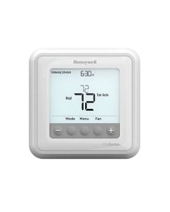 Honeywell TH6210U2001/U T6 Pro Programmable Thermostat, 2 Heat / 1 Cool Heat Pump Or 1 Heat / 1 Cool Conventional in White