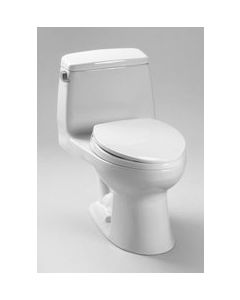 Toto MS853113#01 Ultimate® One-Piece Round Bowl 1.6 GPF Toilet in Cotton White