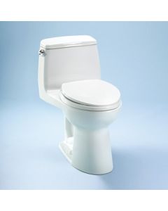 Toto MS854114SL#11 UltraMax® One-Piece Elongated 1.6 GPF ADA Compliant Toilet in Colonial White