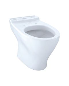 Toto CT412F#01 Aquia Dual Flush Elongated Toilet Bowl Only Less Tank and Seat, with 12" Rough-in in Cotton White