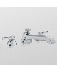 Toto TB970DD1#CP Guinevere Deck-Mounted Tub Filler Trim w/ Lever Handles-in Polished Chrome